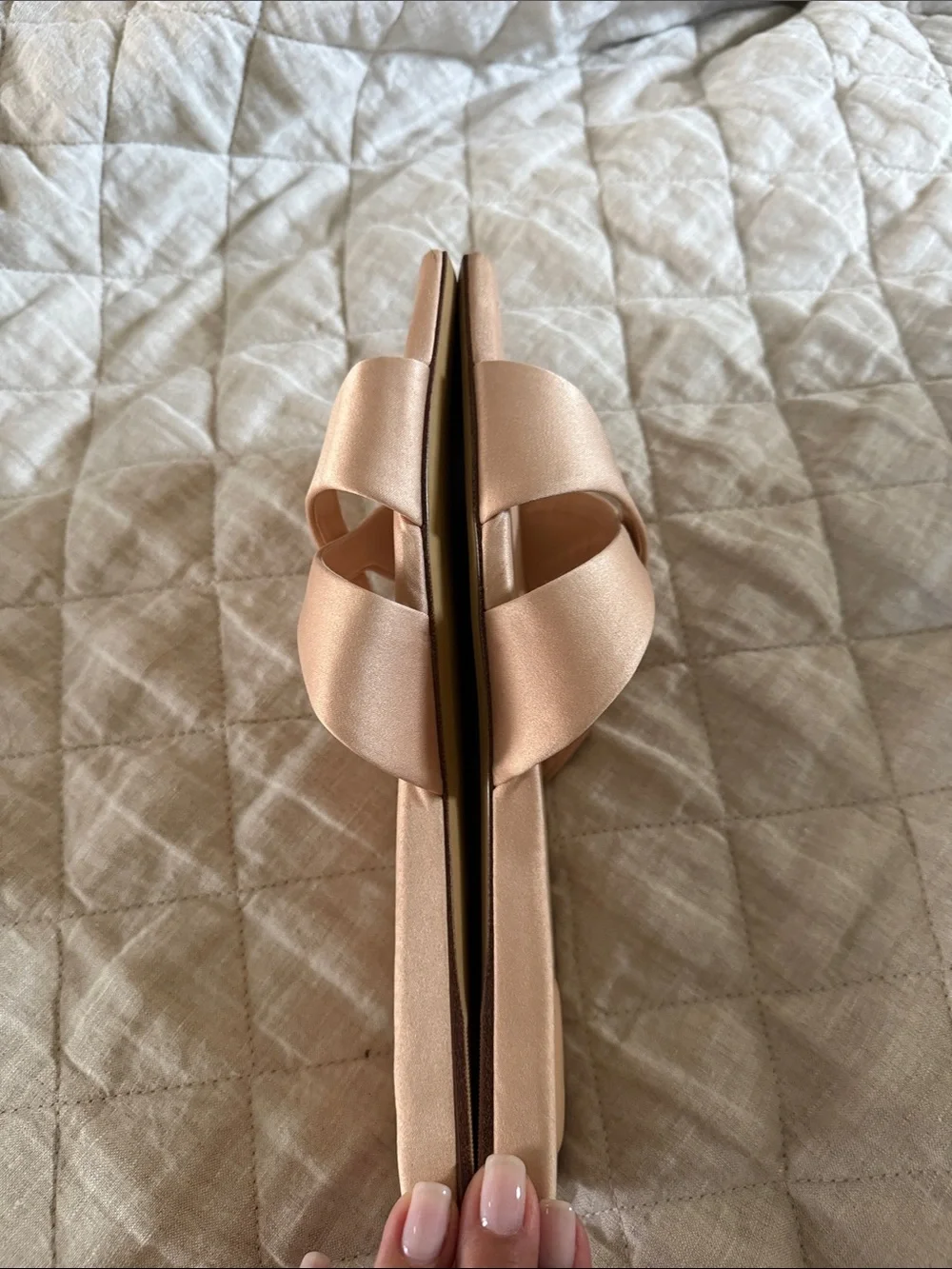 H&M Cross-Strap Sandal  - peach pink